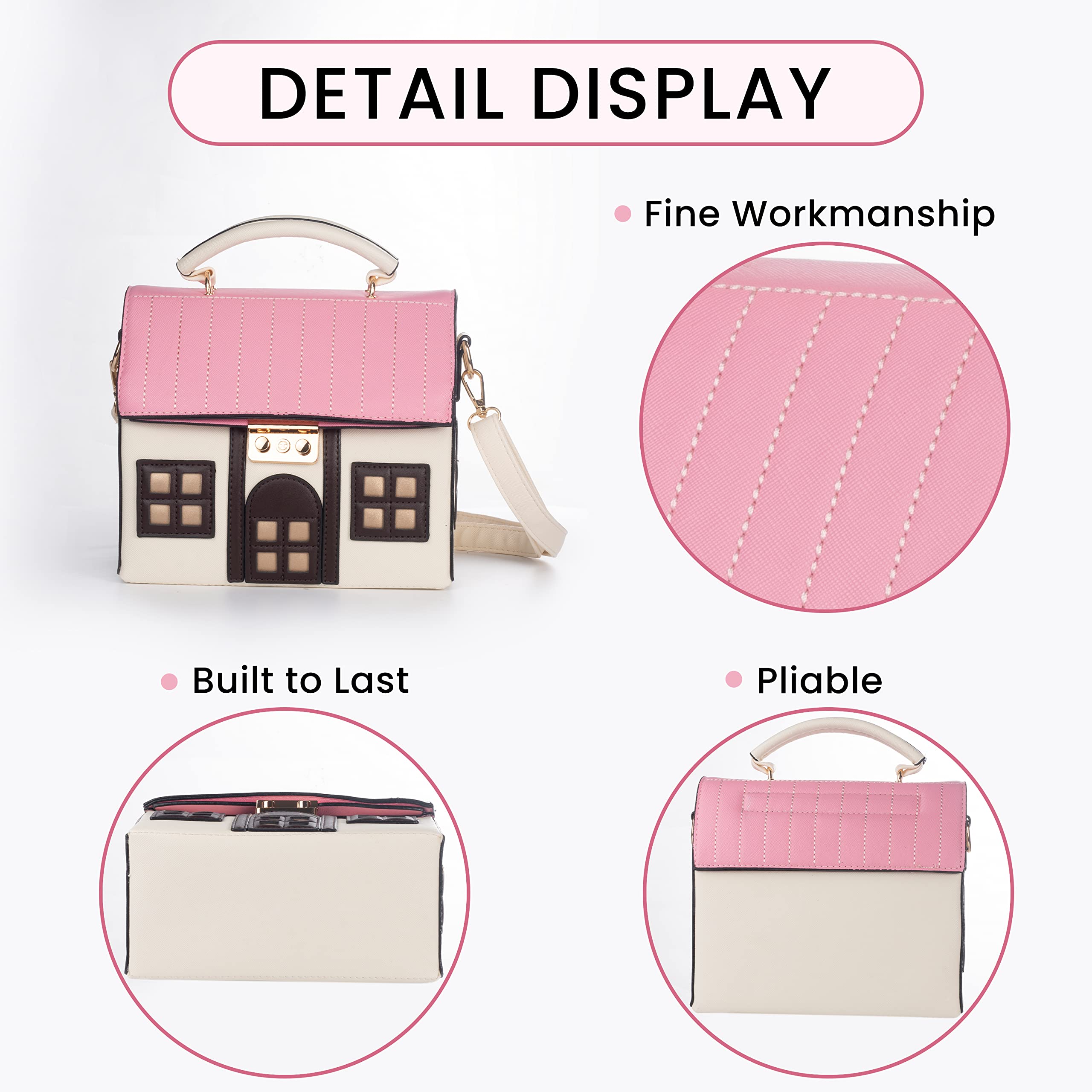 Stylish PU Leather Crossbody Bag for Women - Cute Mini Shoulder Purse, Messenger Handbag, Fashionable & Durable Ladies Accessory | Perfect for Work, Travel & Daily Use
