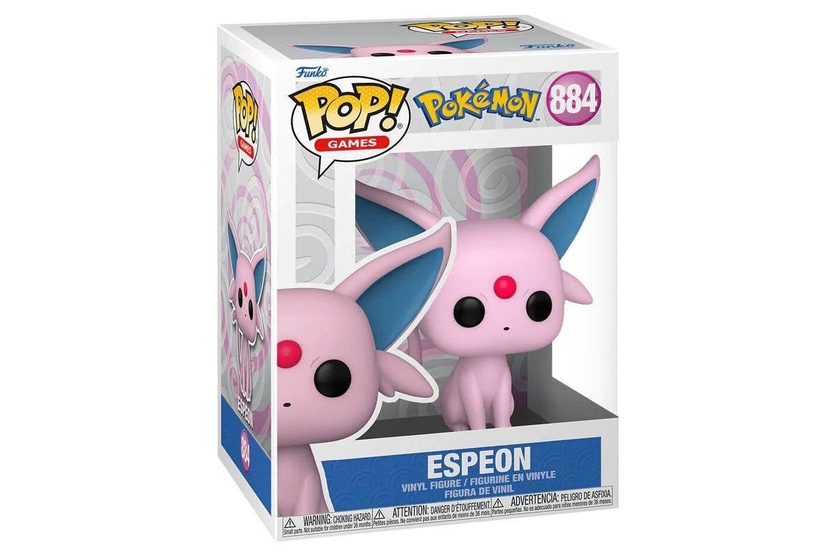 Funko Pop! Games: Pokemon Espeon Vinyl Figure - Collectible Anime Toy for Fans & Gift Ideas - Perfect for Display, Gaming Rooms & Pokemon Merchandise Collections