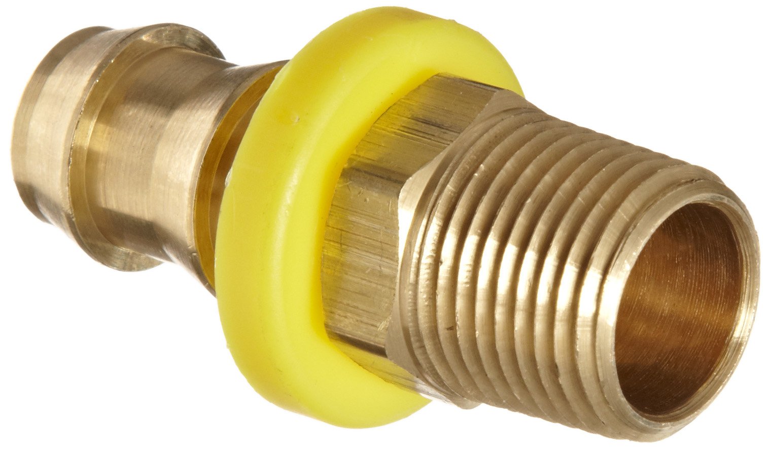 Dixon BPN43 Brass Push-On Hose Fitting Adapter - 3/8