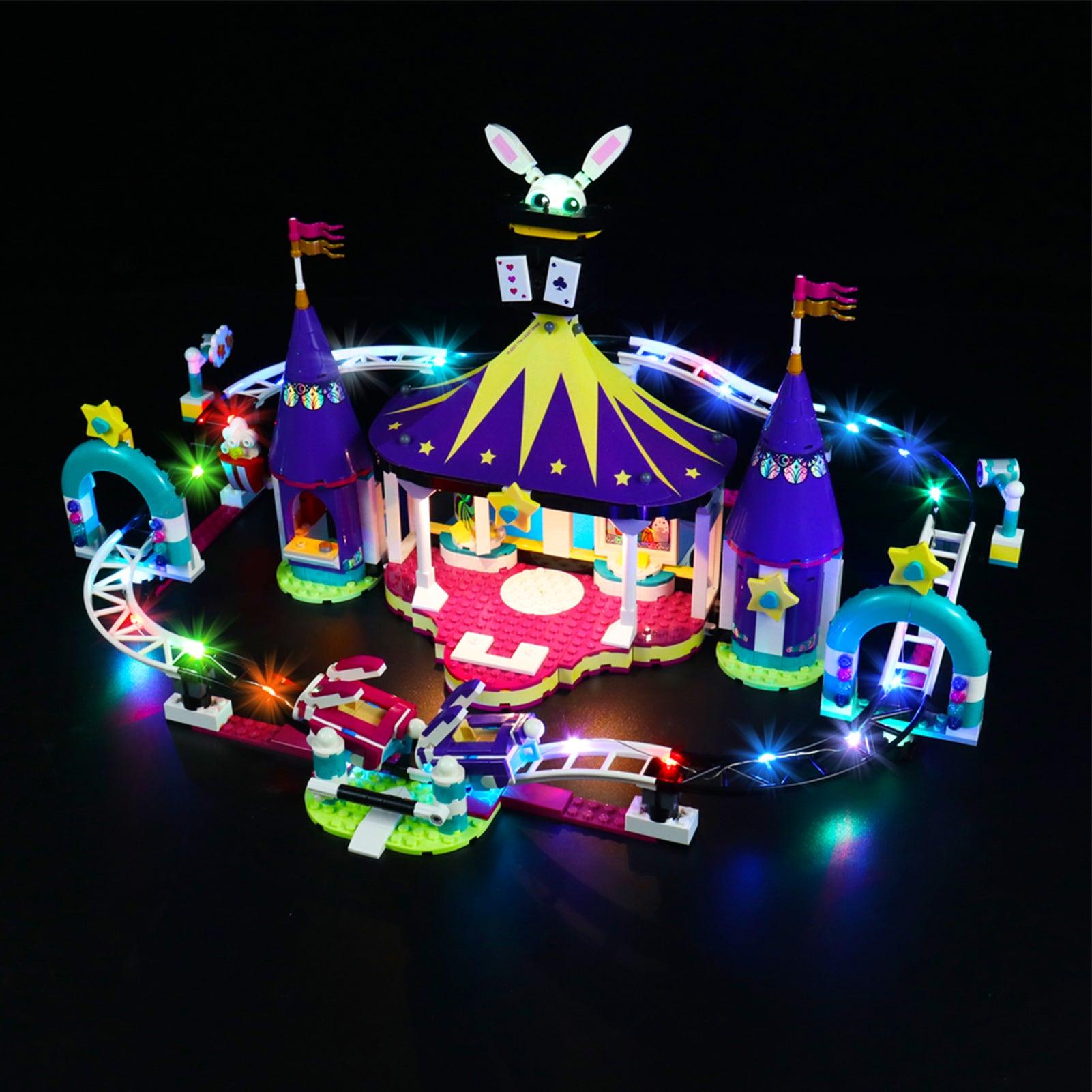 LEGO Friends Roller Coaster 41685 Light Kit - LED Lighting Set for Building Blocks | Perfect for Night Displays & Model Showcases