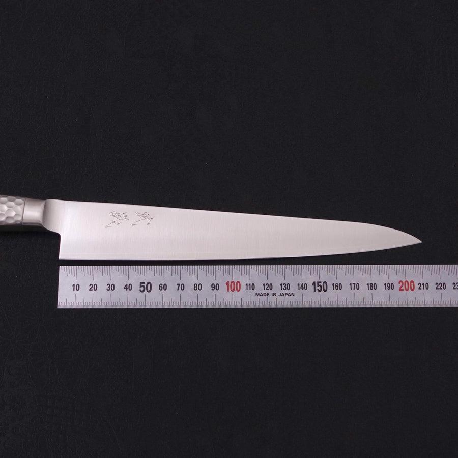 Premium VG-5 Stainless Steel Sujihiki Japanese Slicing Knife 210mm with Polished Western Handle - Perfect for Sushi, Meat, and Delicate Food Preparation