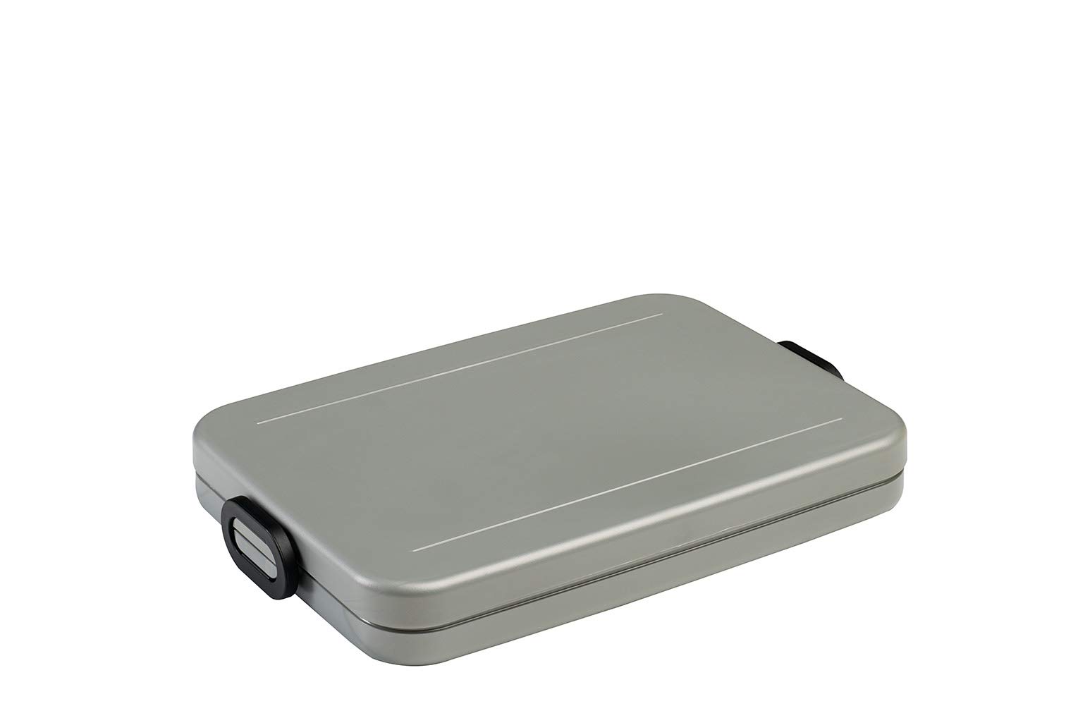 Rosti Flat Lunch Box - Stainless Steel Food Container for Work, School & Picnics | BPA-Free, Leak-Proof & Microwave Safe