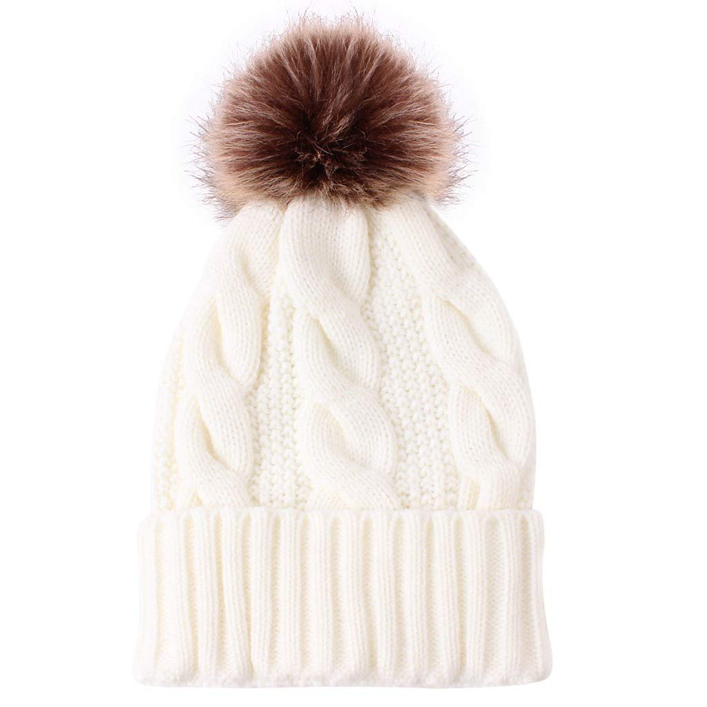 Women's Winter Warm Knit Slouchy Beanie Hat - Chunky Cable Knit Skull Cap for Cold Weather - Cozy & Stylish for Skiing, Snowboarding & Outdoor Activities