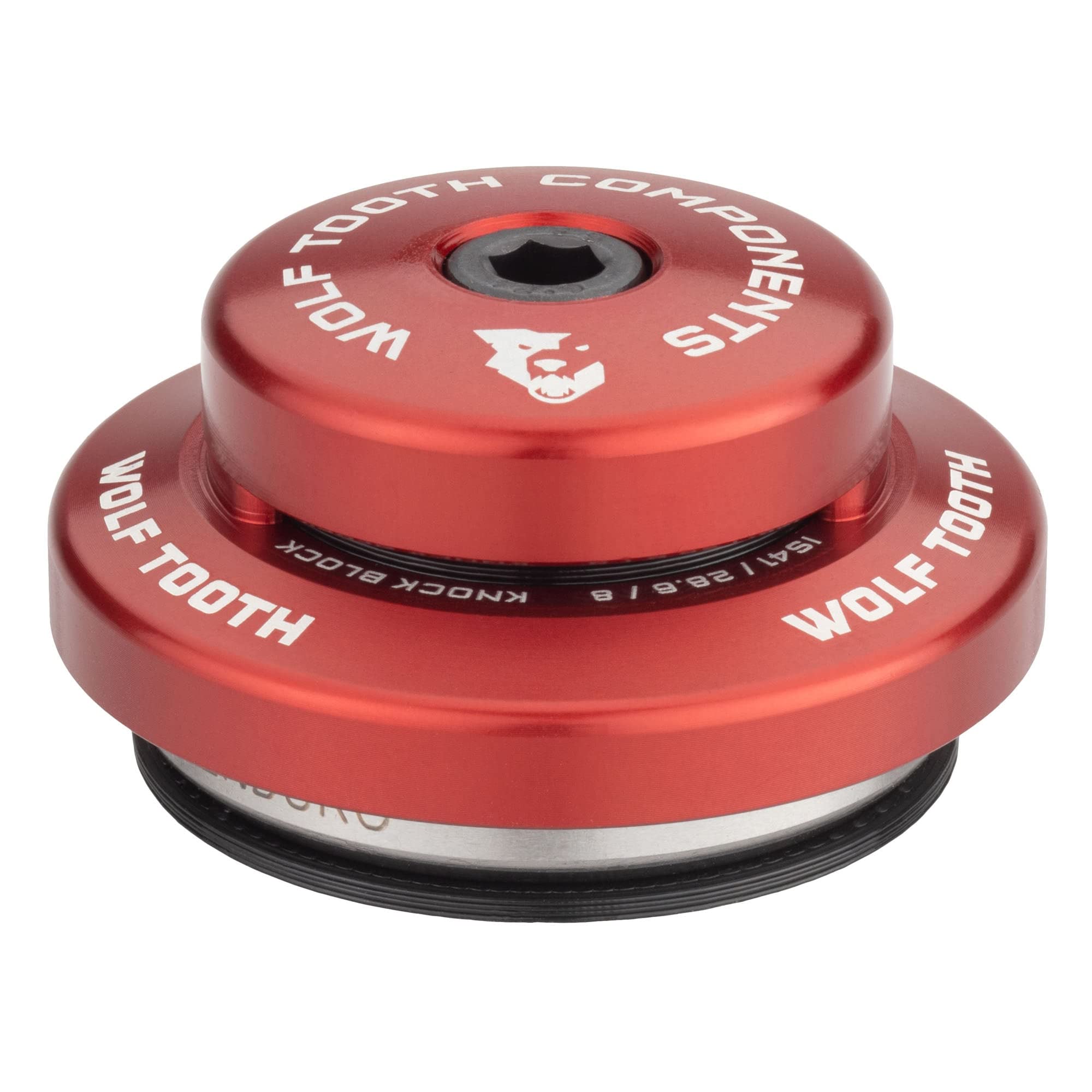 Wolf Tooth IS41/28.6 Upper Headset for Knock Block - 8mm Stack Height - Compatible with Trek Bikes - Perfect for Mountain Bike & Road Bike Headset Upgrades