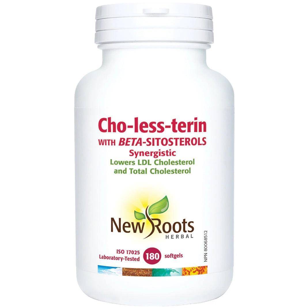 New Roots Cho-Less Terin 180 Softgels – Supports Healthy Cholesterol Levels & Heart Health – Perfect for Daily Supplement Routine & Cardiovascular Wellness