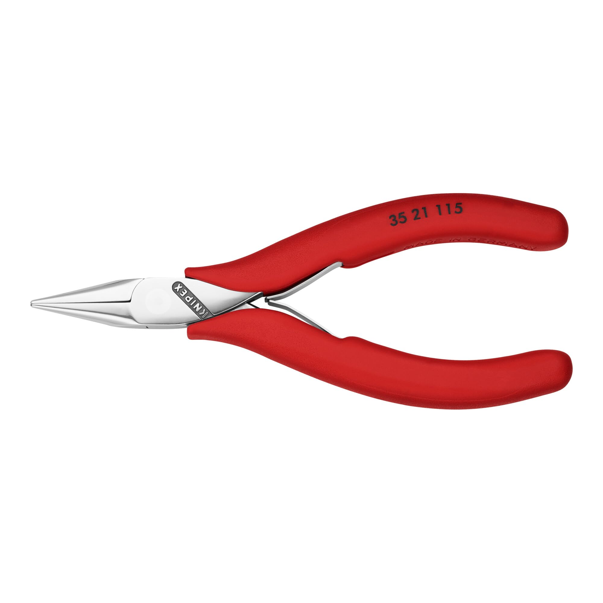 Knipex 35 21 115 Electronics Pliers with Half-Round Jaws - Precision Wire Stripping & Cutting Tool for DIY, Jewelry Making & Electrical Work