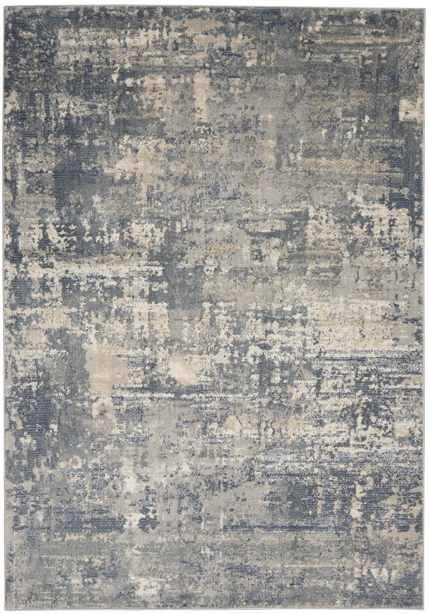 Nourison Concerto Abstract Grey/Beige 3'9