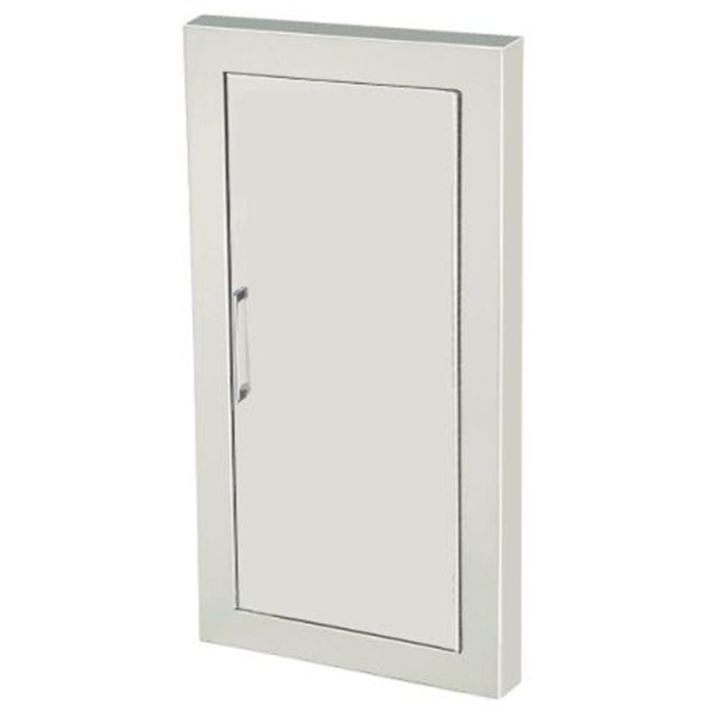 JL Industries 1036S21 Fire Extinguisher Cabinet - Solid Door with Pull Handle for Home, Office & Commercial Safety - Wall Mounted Fire Protection Storage Solution
