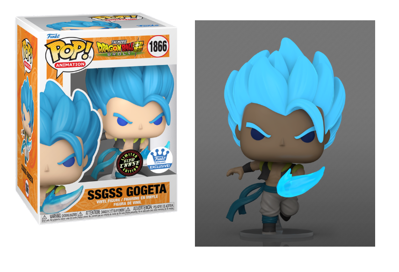 Dragon Ball Super SSGSS Gogeta Funko Pop Vinyl Figure (Chance of Chase) - Collectible Anime Toy for Fans & Display