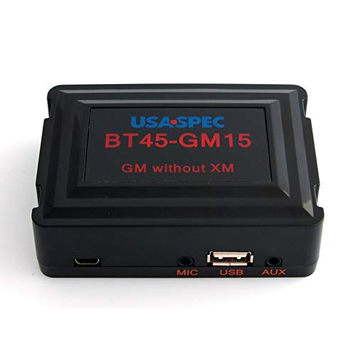 BT45-GM15 Bluetooth Adapter for GM Class 2 Radios - Wireless Music Streaming & Hands-Free Calling - Compatible with Non-XM Satellite Radio Vehicles - Perfect for Commuting & Road Trips