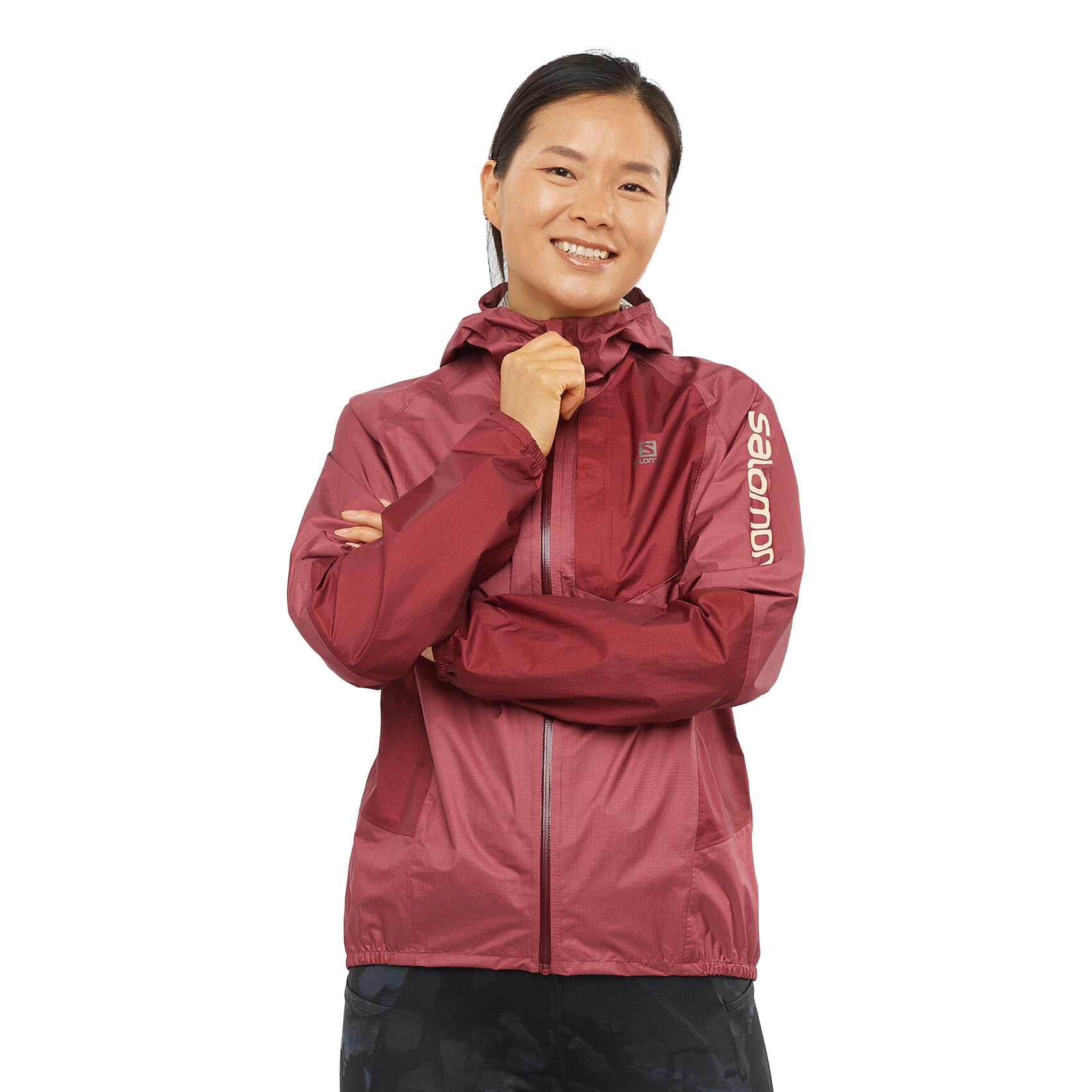 Women's Salomon Waterproof Bonatti Jacket – Lightweight Hiking & Outdoor Rain Jacket for Running, Camping & Travel – Windproof & Breathable