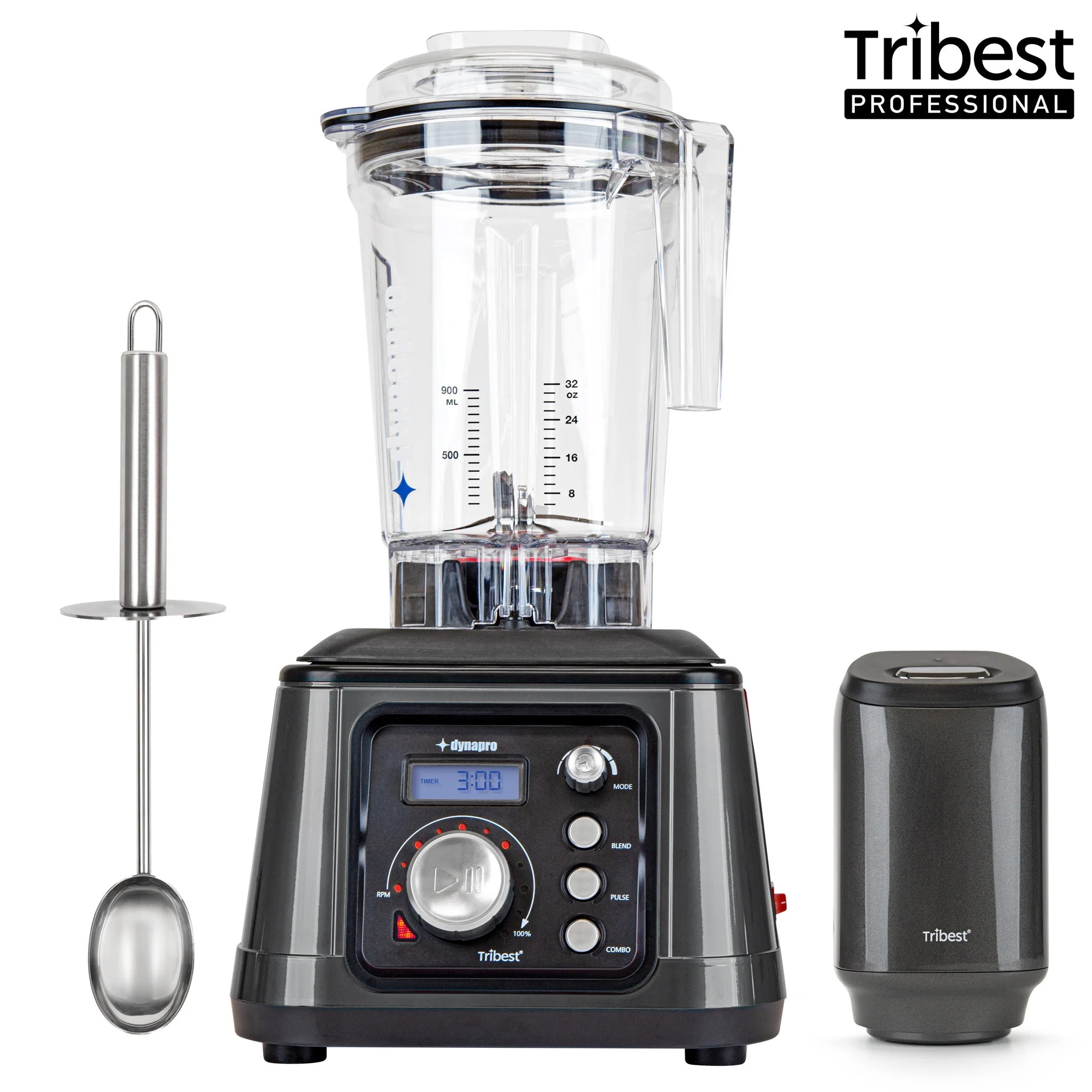 Refurbished Dynapro Commercial High-Speed Vacuum Blender - Professional Grade for Smoothies, Soups & Nut Butters - Ideal for Restaurants, Juice Bars & Catering Services