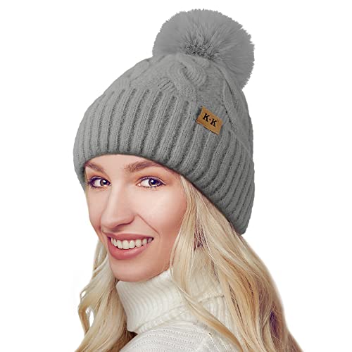 Cozy Fleece Knitted Winter Hat for Men & Women - Warm Beanie for Cold Weather - Perfect for Skiing, Snowboarding & Outdoor Activities