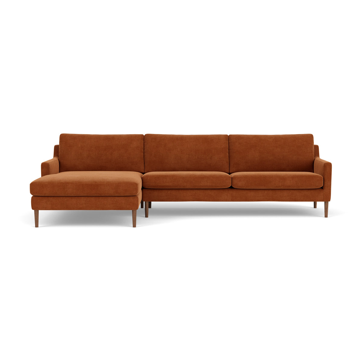 Astha Fabric Left Chaise Sofa - Modern L-Shaped Sectional Couch with Reversible Design for Living Room, Lounge & Home Theater Comfort
