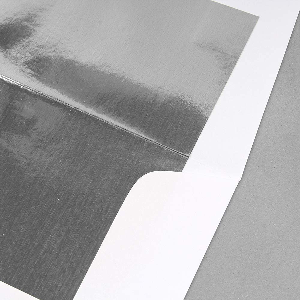 Silver Foil A6 Invitation Envelopes (4.75x6.5