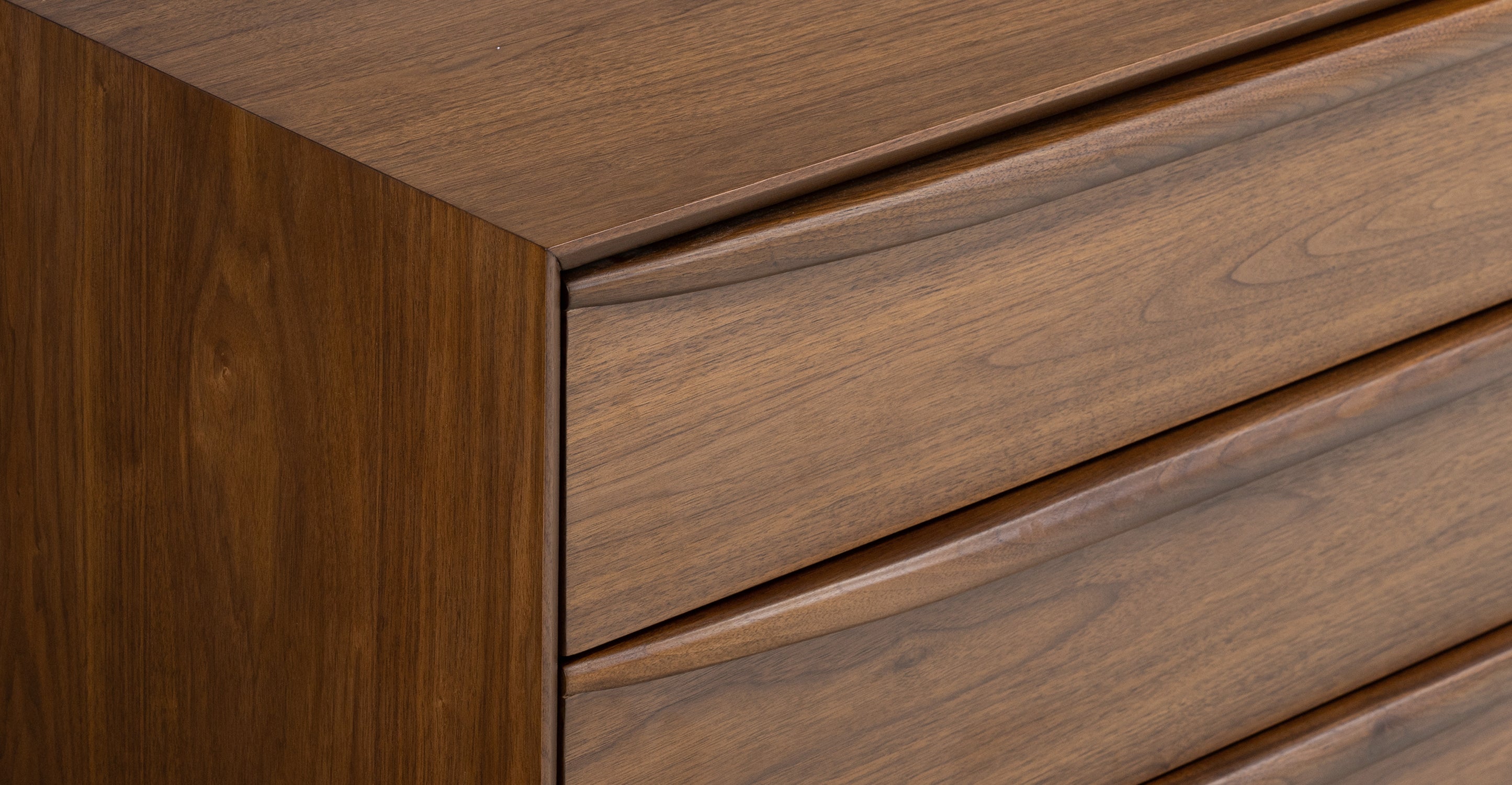 Cura 6 Drawer Dresser - Modern Wooden Chest of Drawers for Bedroom Storage & Organization | Perfect for Clothes, Linens, and Accessories