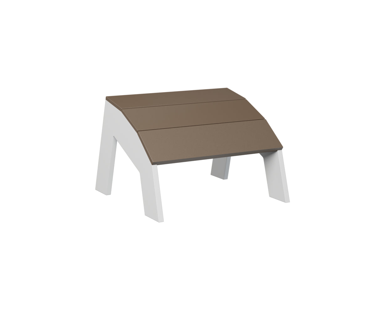 Berlin Gardens Nordic Adirondack Footstool - Outdoor Patio Furniture, Solid Wood Footrest for Garden, Deck & Poolside Relaxation