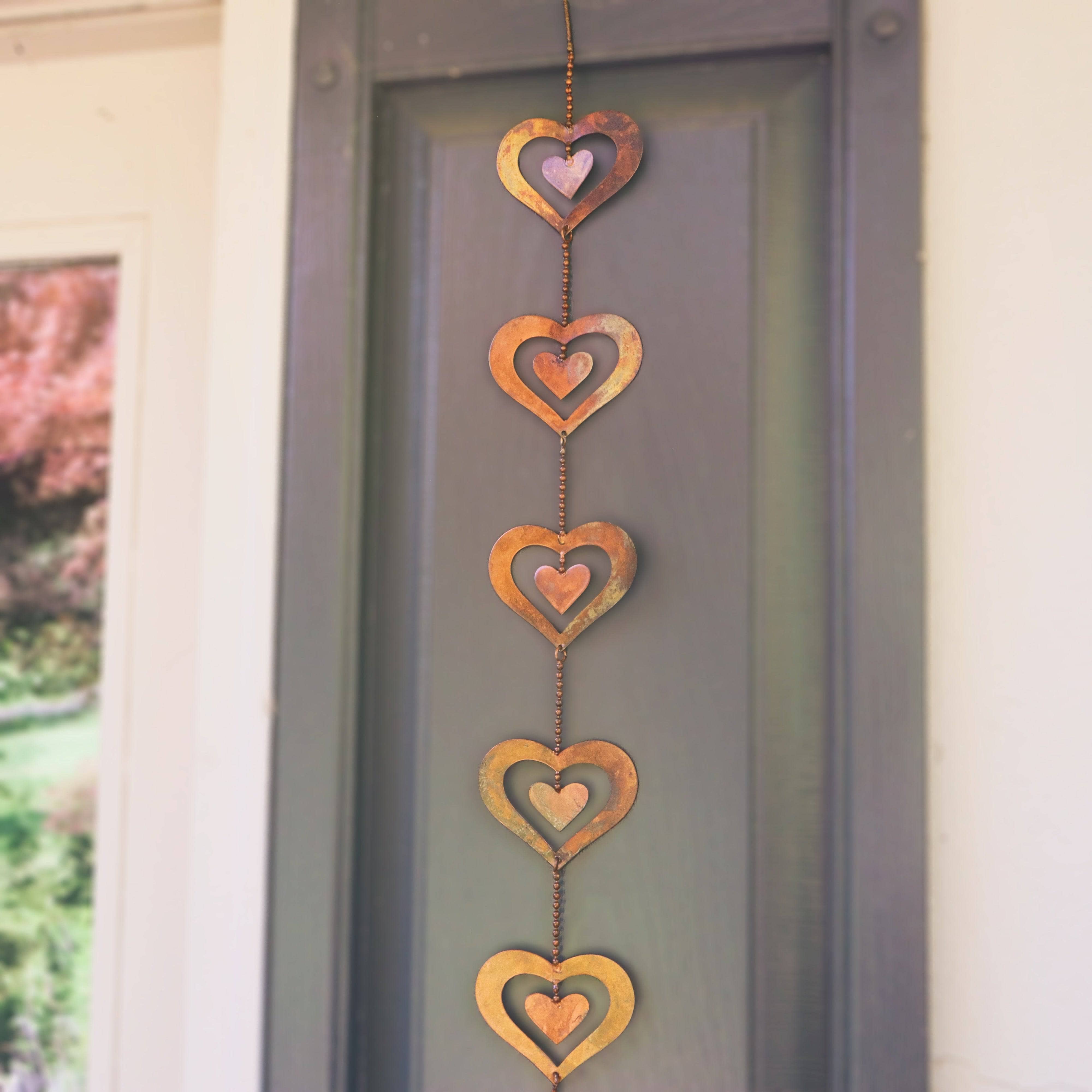 Beautiful Hanging Hearts Ornaments for Christmas Tree Decorations - Perfect for Holiday Home Decor, Wedding, Party & Gift Giving