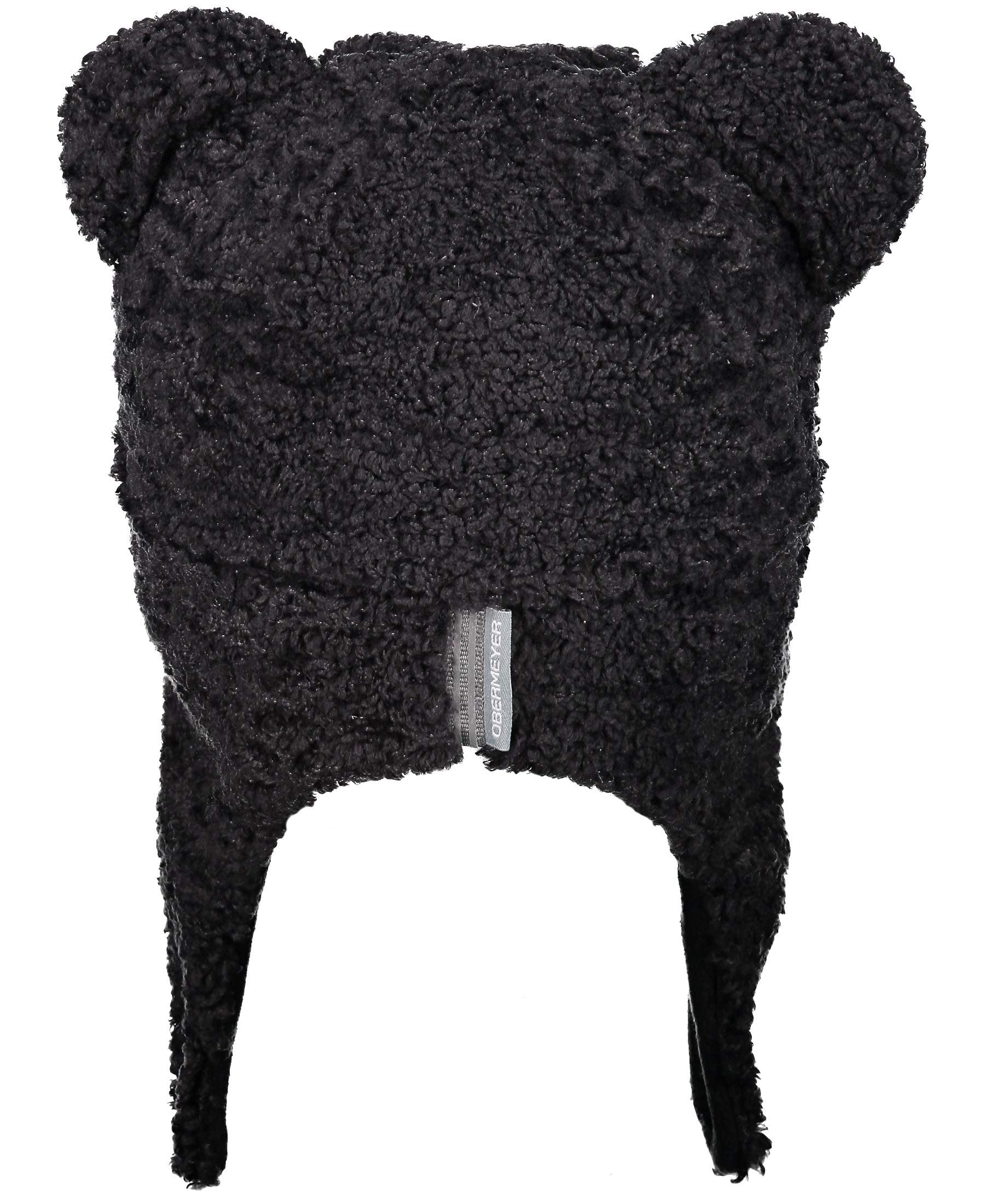 Obermeyer Kids Ted Fur Hat - Warm Winter Beanie for Boys & Girls - Cozy Fleece Lined Hat for Cold Weather, Outdoor Activities & Snow Play