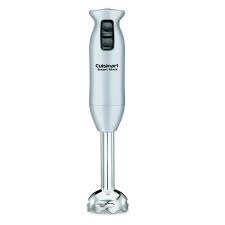 Cuisinart CSB-75BCUC Silver Immersion Hand Blender - Powerful 200W Motor for Smoothies, Soups & Purees - Perfect for Kitchen, Baby Food & Meal Prep