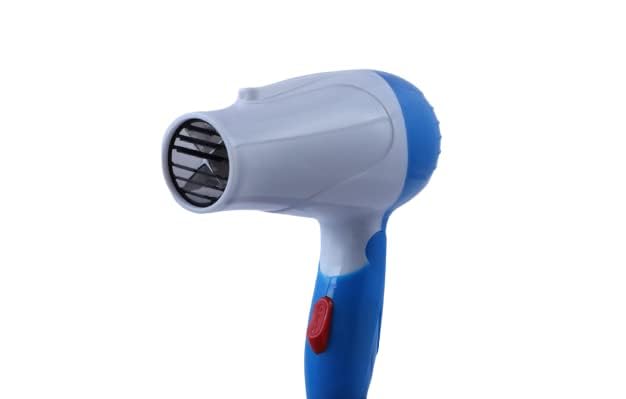 MR.THINDZ® Professional 1000W Foldable Hair Dryer with 2 Speed Settings - NV-1290 Electric Blow Dryer for Men & Women, Blue | Fast Drying for Home, Salon & Travel Use