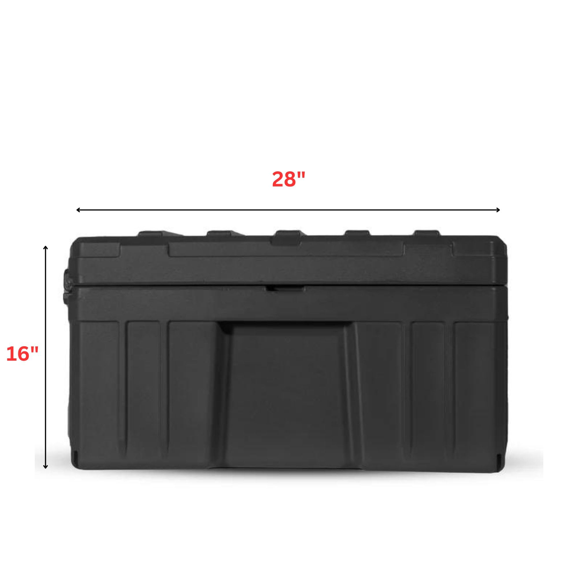 Roam Rugged Case Cargo Box - 86L Lockable LLDPE Rooftop Storage Container for Camping, Overlanding & Truck Bed Organization | Waterproof Black Cargo Carrier for Outdoor Gear, Sports Equipment & Travel Accessories | Perfect for Road Trips, Adventure Travel & Off-Road Expeditions