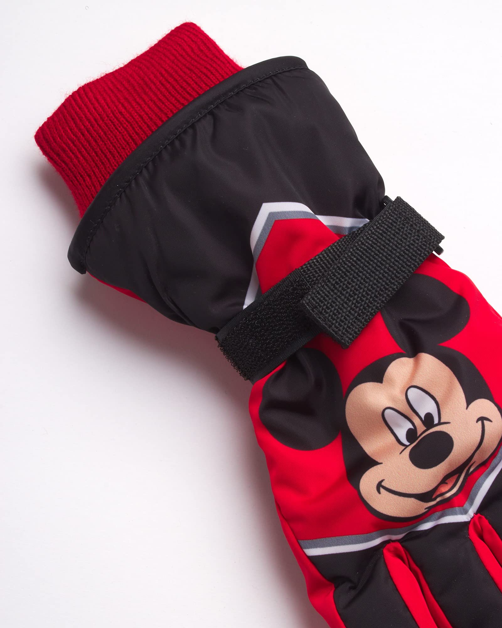 Disney Boys' Ski Gloves - Lightning McQueen & Mickey Mouse Winter Gloves for Kids (Ages 2-7) | Warm Waterproof Snow Mittens for Skiing, Snowboarding & Outdoor Winter Play