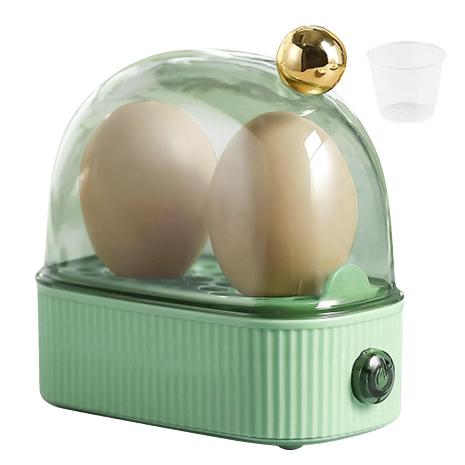 Fast Electric Egg Cooker for Hard Boiled, Poached & Scrambled Eggs - Multifunctional Kitchen Appliance with Timer - Perfect for Dorm, RV, Apartment, Camping & Home Breakfast Prep