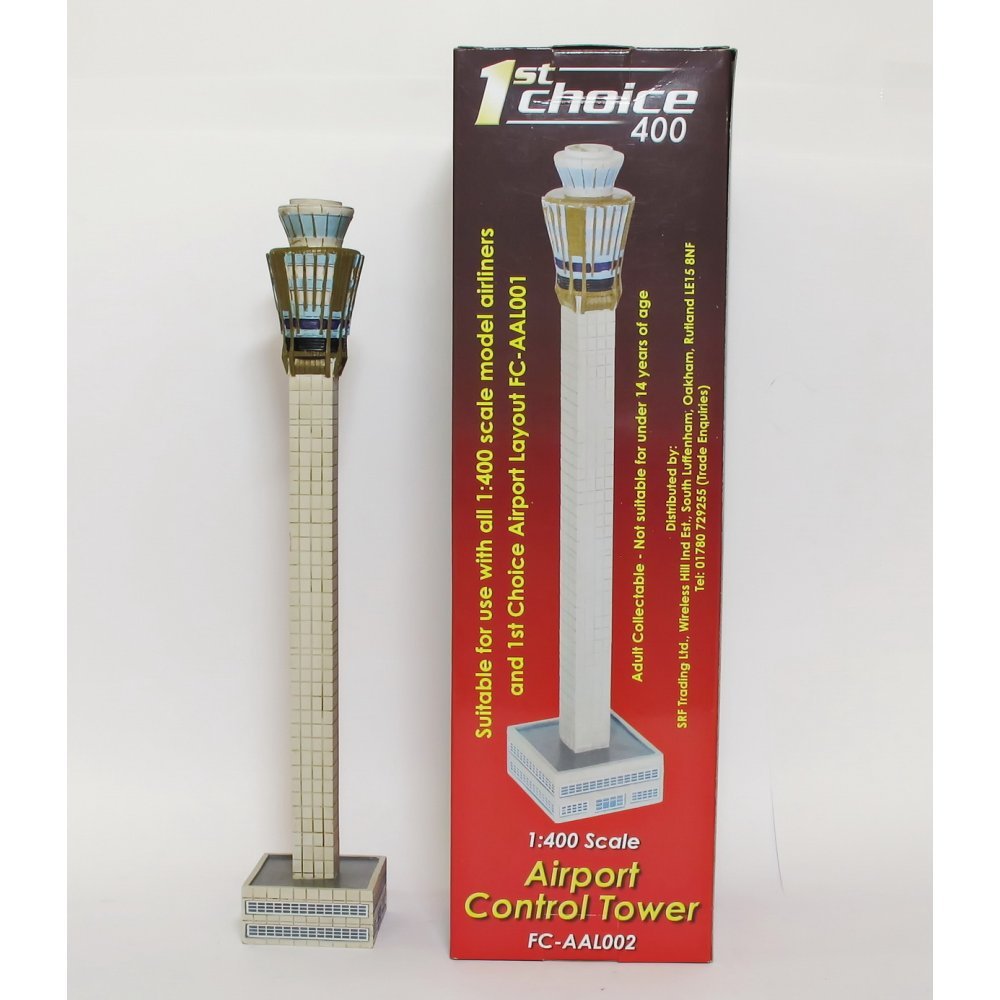 First Choice AAL002 1:400 Scale Airport Control Tower Model - Perfect for Collectors, Aviation Enthusiasts & Diorama Displays
