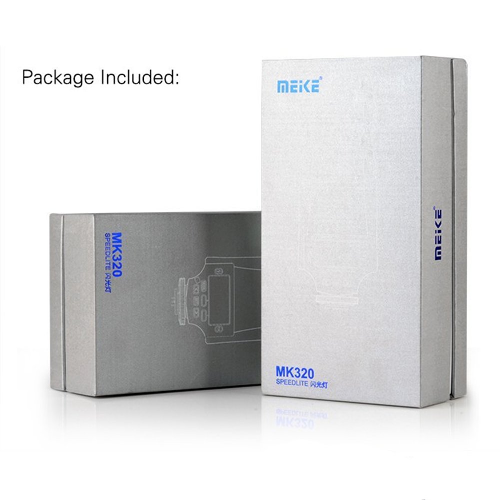 MeiKe MK320 Mini TTL Flash Speedlight for Sony Cameras - Compatible with A6000, A6300, A9, A7 Series, A77, NEX-5/6 - Automatic Flash for Professional Photography, Portraits & Low Light Shooting