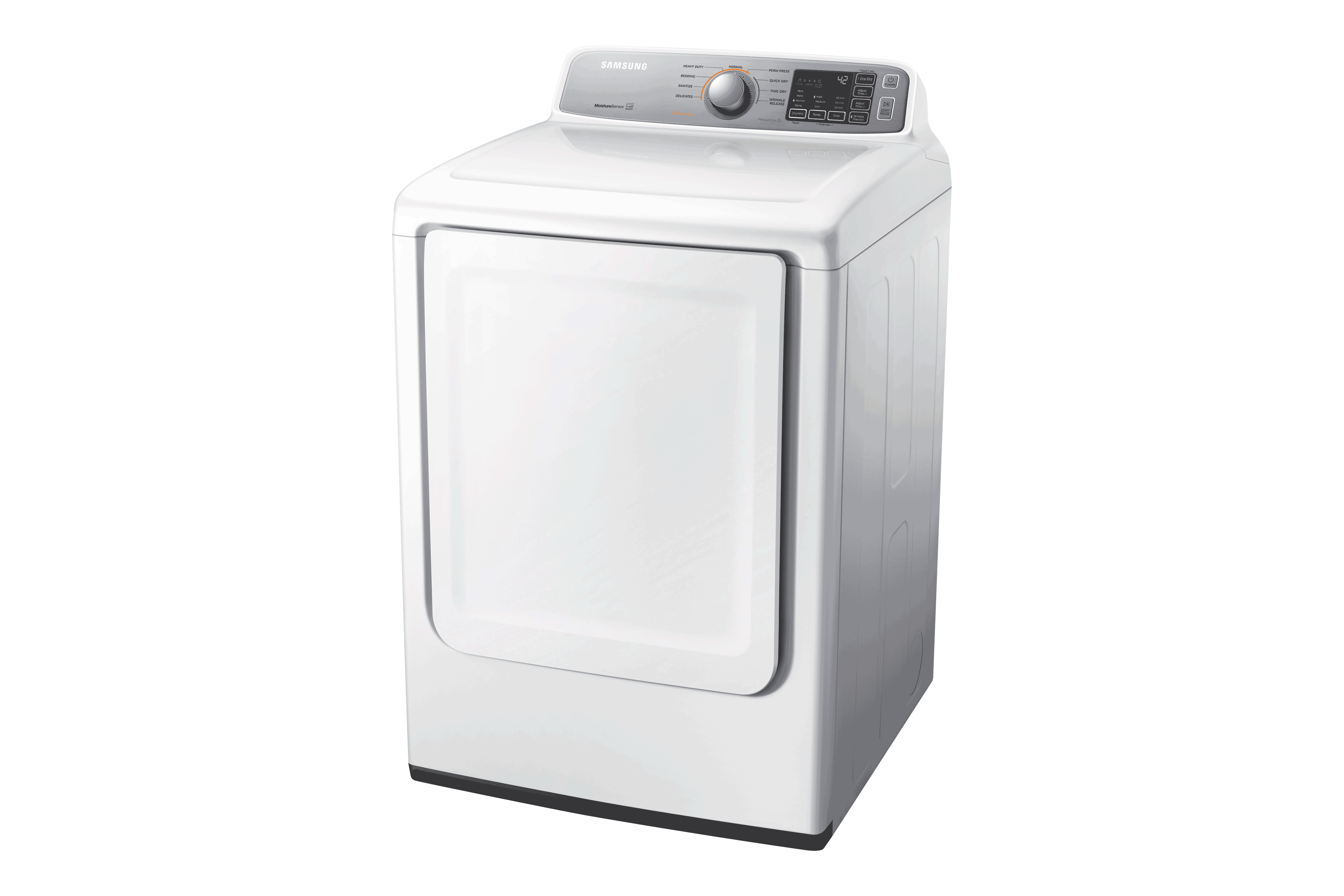Samsung 7.4 cu.ft White Front Load Electric Dryer DVE45T7000W/AC - Perfect for Laundry Rooms & Large Families