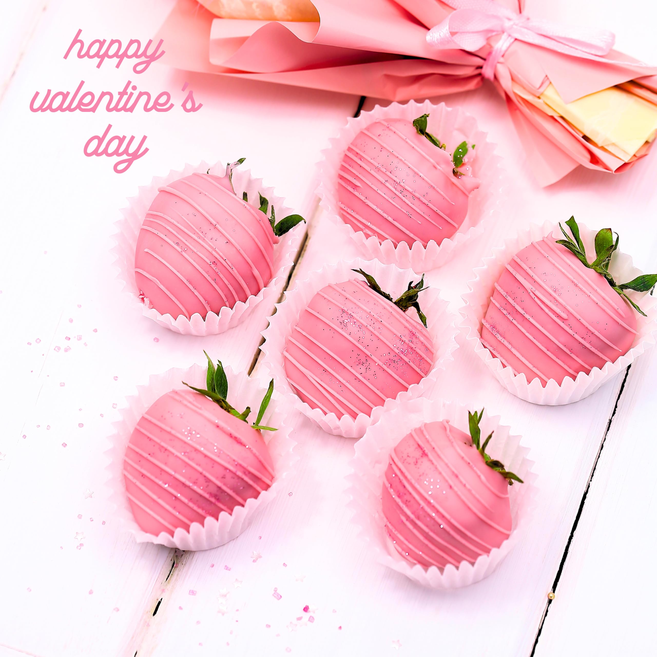 Kidu Pantry Vibrant Pink Melting Chocolate Wafers 1lb Bulk - Resealable Bag for Baking, Candy Making & Valentine's Day Treats - Premium Pink Chocolate for Desserts, Dipping & Decorating
