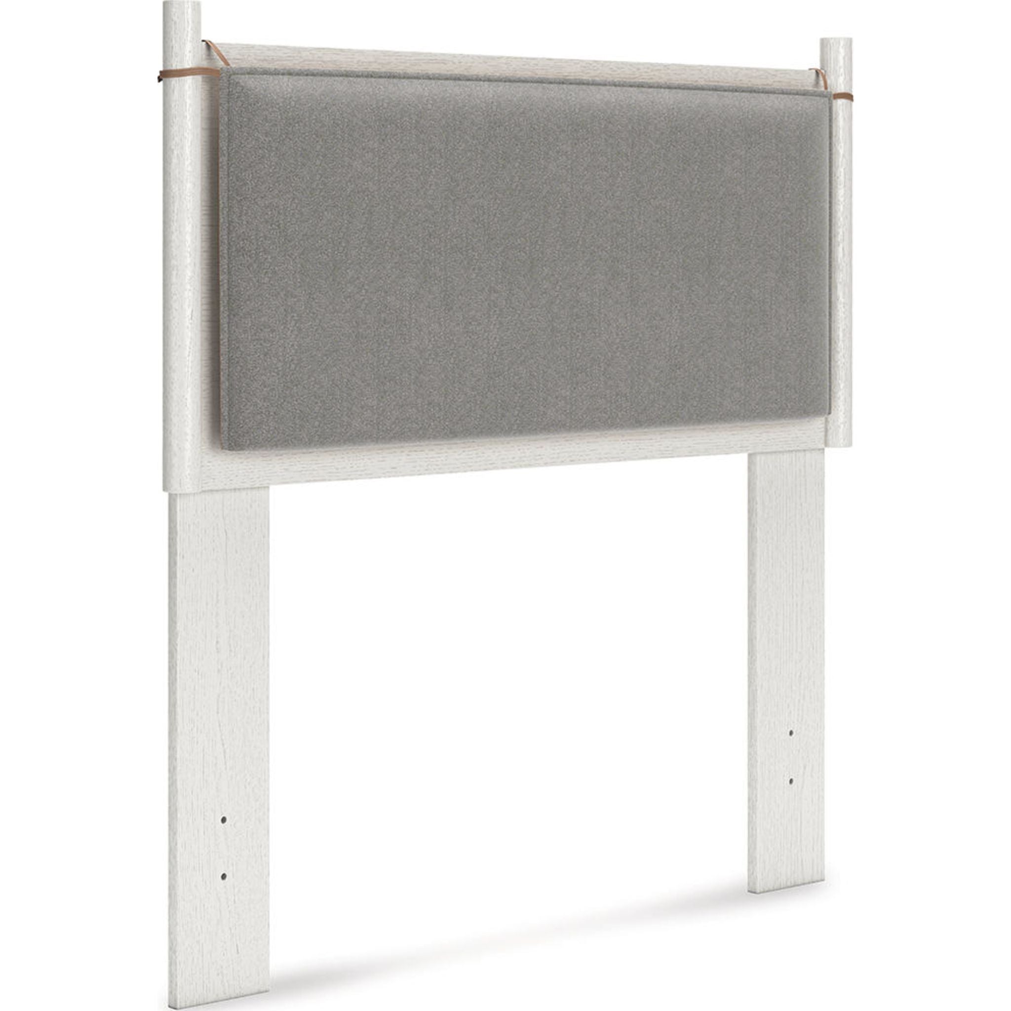 Aprilyn Twin Panel Headboard - White Upholstered Bed Frame Headboard for Girls & Teens Bedroom Decor | Perfect for Modern, Farmhouse & Dorm Room Styles