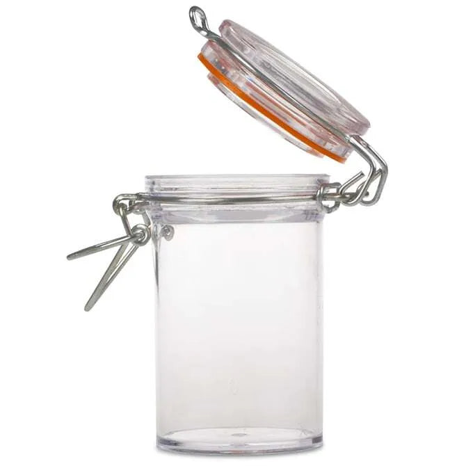 16oz Plastic Mason Jars with Lids - BPA Free, Leak Proof, Airtight Food Storage Containers for Canning, Pickling, Meal Prep & Pantry Organization - Set of 12