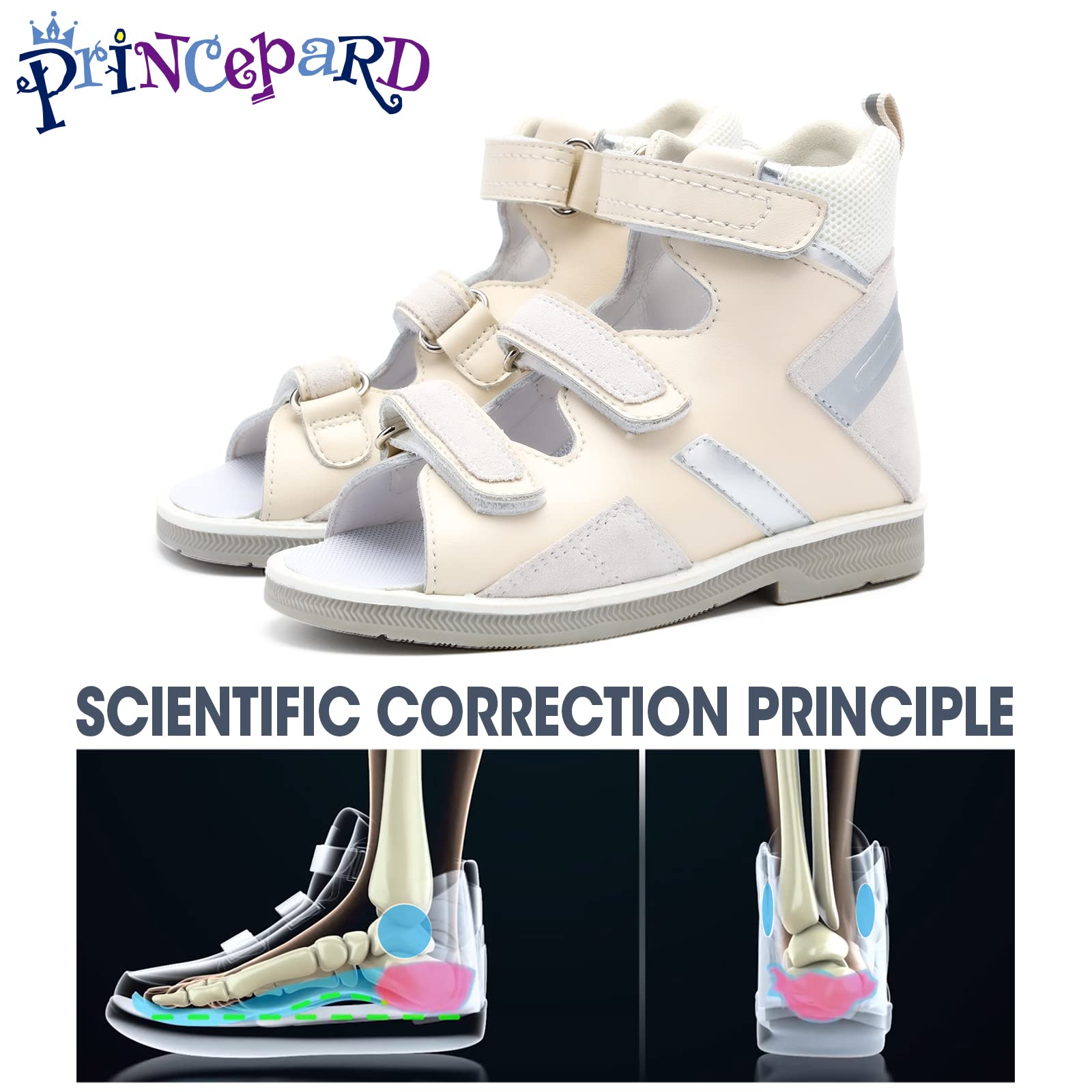 **Orthopedic Sandals for Kids - Summer High Top Shoes with Arch & Ankle Support, Non-Slip Soles - Perfect for Outdoor Play, Beach & Daily Comfort**