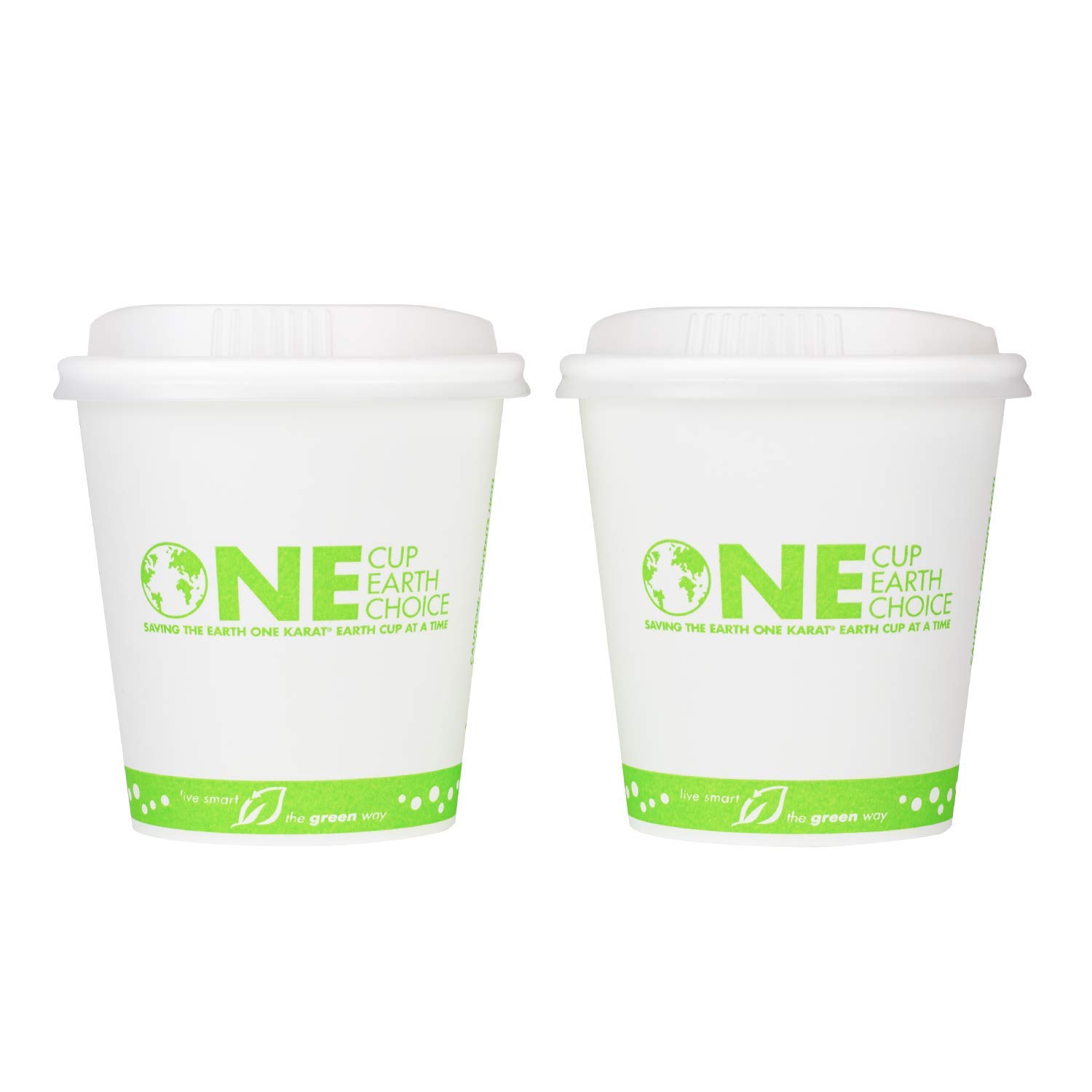 Karat Earth KE-K510 10 oz. Compostable Paper Hot Cups - 100% PLA Lined, Eco-Friendly Disposable Coffee Cups (Case of 1000) - Perfect for Coffee Shops, Offices & Events