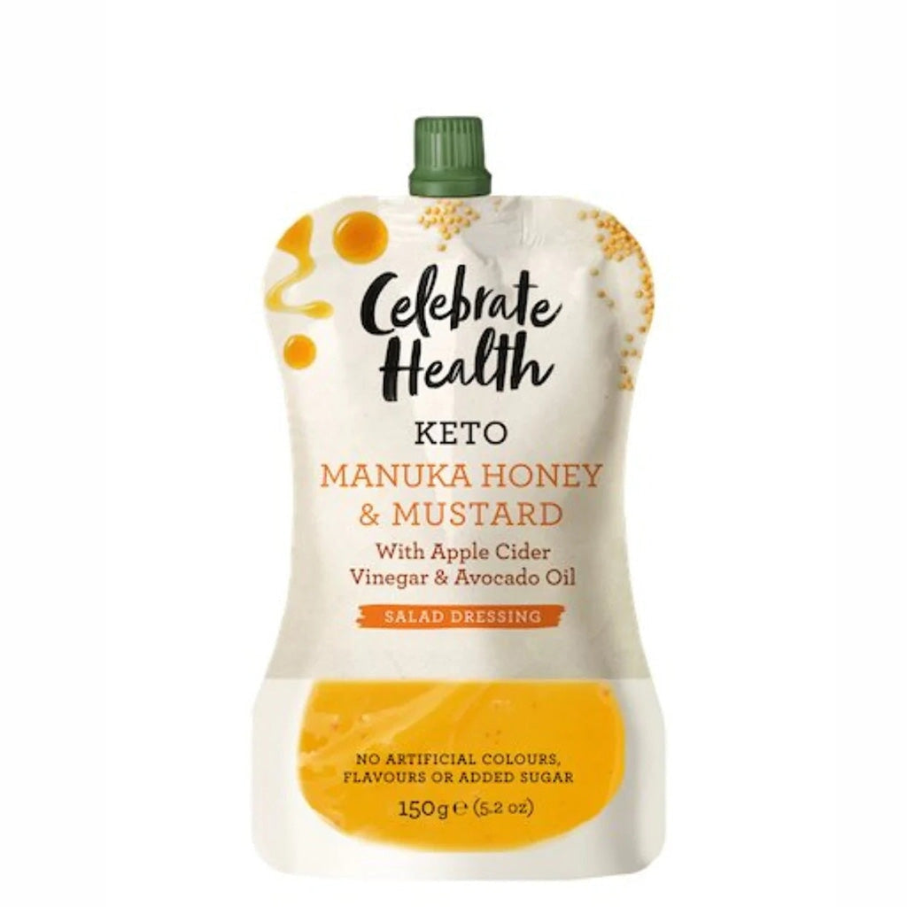 Premium Manuka Honey & Mustard Keto Salad Dressing - Low Carb, Sugar-Free, Gluten-Free - Perfect for Keto Diet, Weight Loss & Healthy Eating