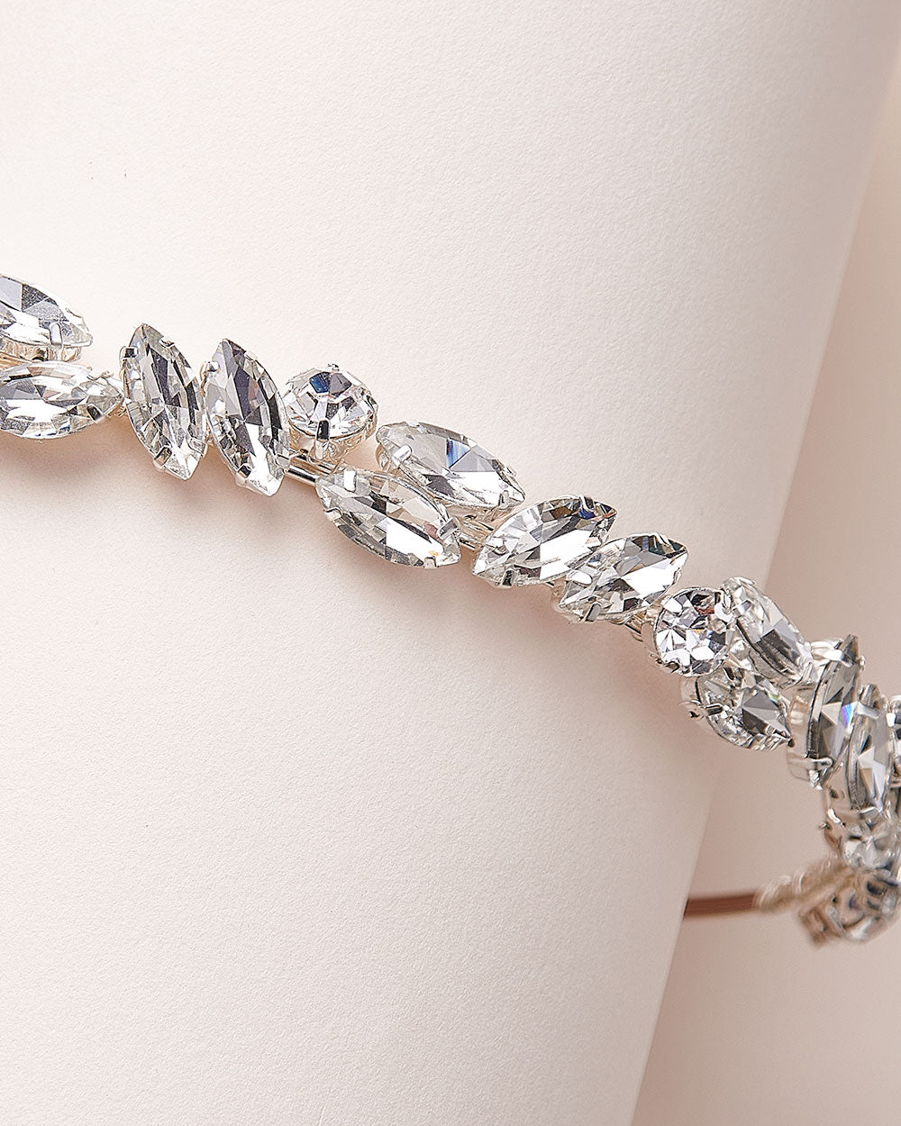 Nora Crystal Headband for Women - Elegant Rhinestone Hair Accessory for Weddings, Parties & Special Occasions