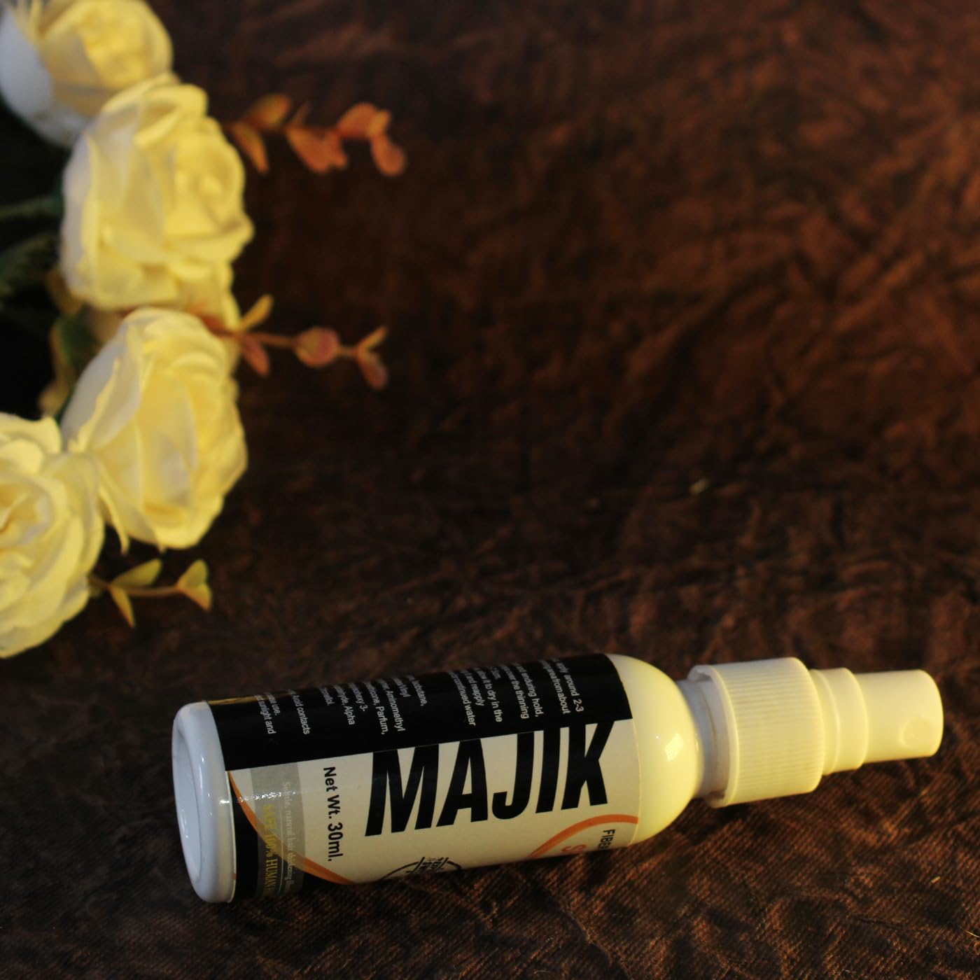 Majik Fiber Hold Hair Spray for Women & Men - Strong Hold, Long-Lasting Styling (30ml) - Perfect for Everyday Use, Parties & Special Events
