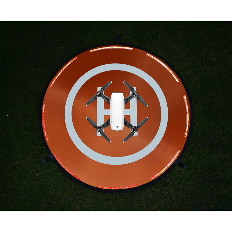 PGYTECH 55CM Foldable Landing Pad for DJI Mavic, Mini, Air Drones - Waterproof & Portable Helipad for Safe Takeoff/Landing - Perfect for Outdoor, Travel, Aerial Photography