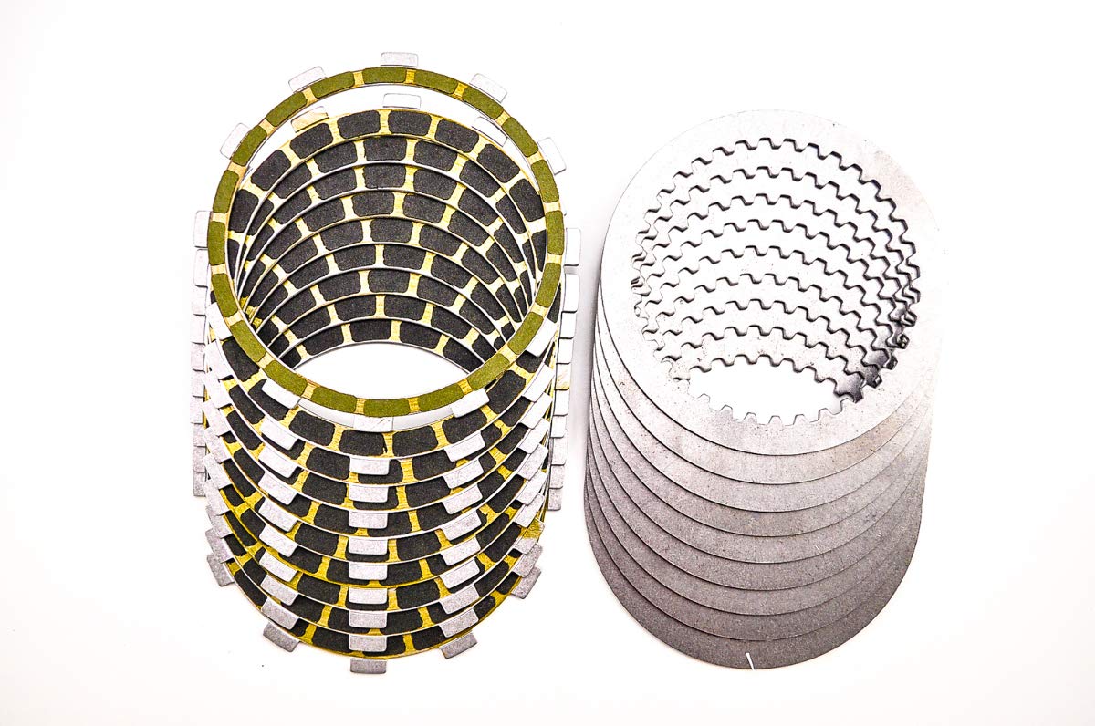 Barnett Clutch Plates Kit (10 Friction + 9 Steel) for 2010-2018 BMW S1000RR Motorcycle - High Performance Replacement Clutch for Racing & Street Riding