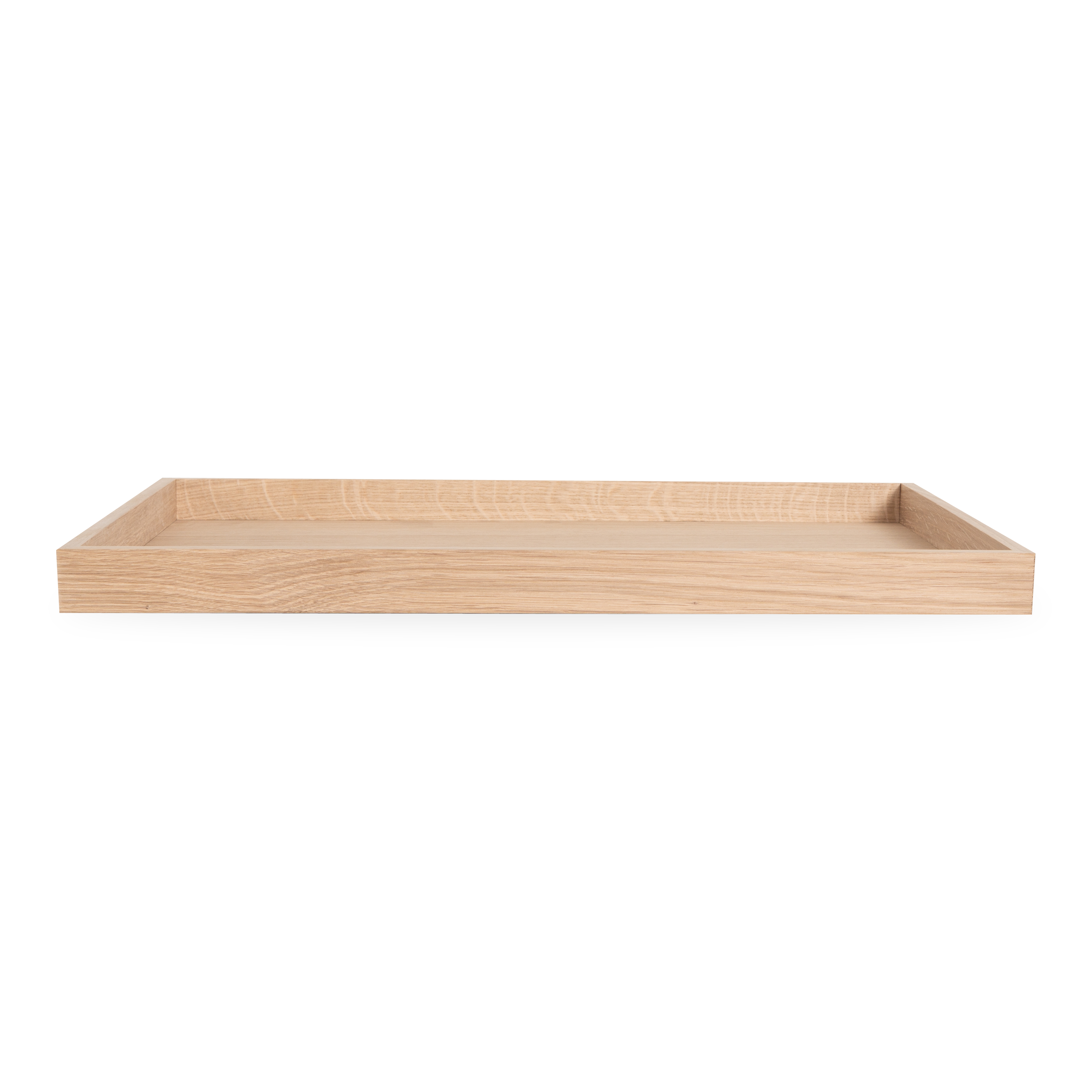 Natural Oak Wood Rectangular Serving Tray - Perfect for Coffee Table, Breakfast in Bed, or Entertaining Guests