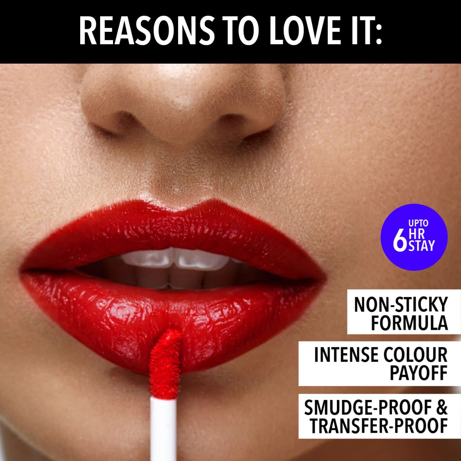Blue Heaven Lash Twist Volumizing Mascara in Black (12ml) & Hyperstay Weightless Matte Liquid Lipstick in Mystic Maroon-05 (6ml) - Long Lasting Makeup Combo for Day to Night Looks
