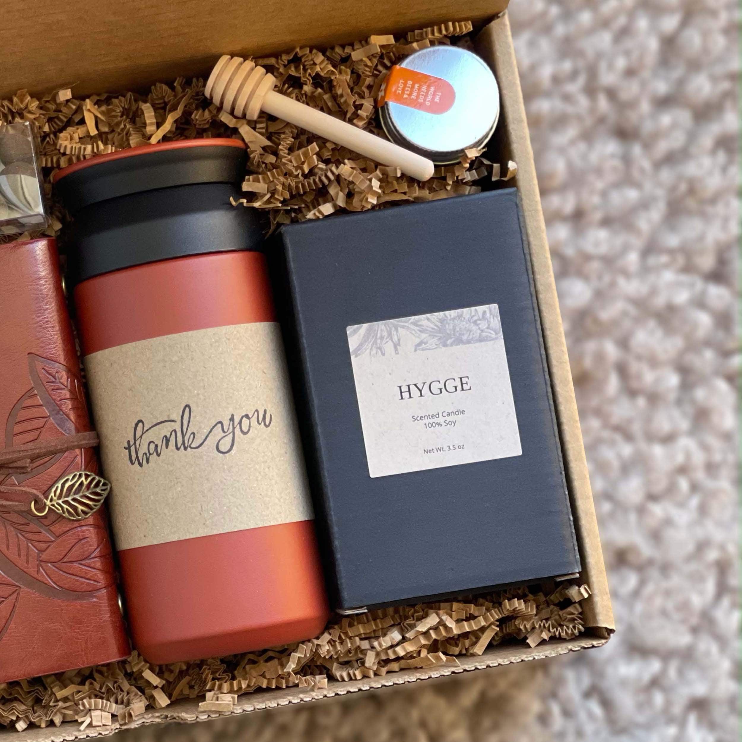 Premium Corporate Gifts for Employees - Unisex Thank You Gift Box Set for Men & Women | Employee Appreciation Gift Basket with Coffee & Treats | Perfect for Office Rewards, Client Gifts & Team Recognition
