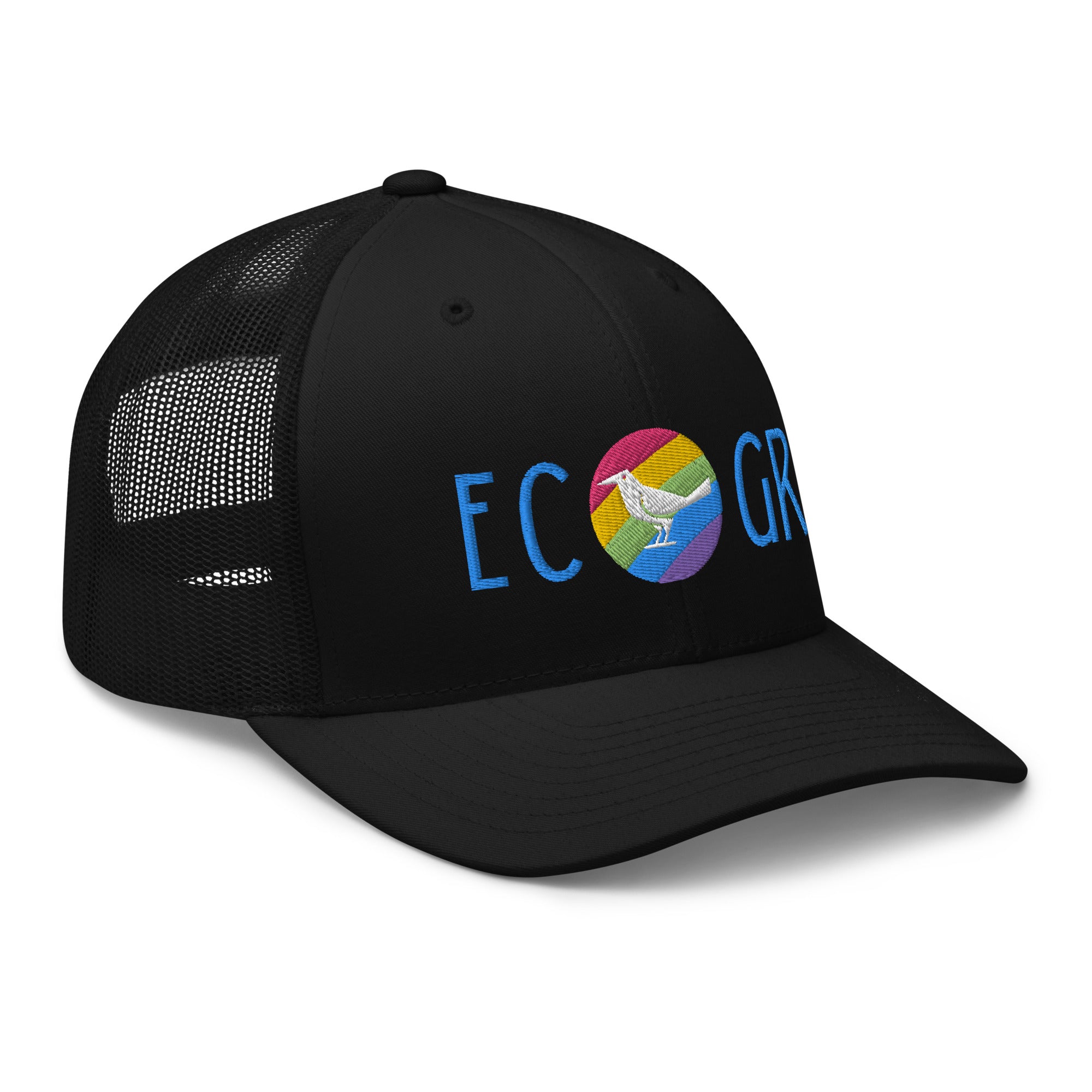 Vintage Retro Trucker Hat for Men & Women - East Co. Grackles Baseball Cap - Perfect for Outdoor Activities, Sports, and Casual Wear