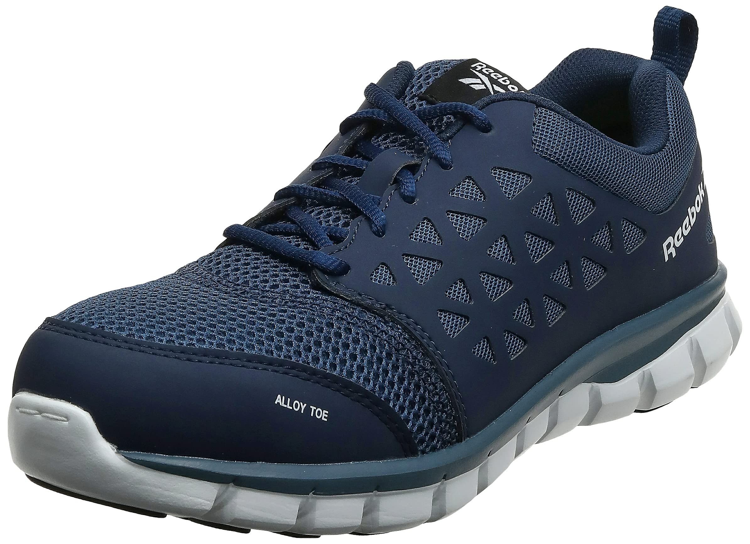 Reebok Men's Sublite Cushion Work Shoes - Lightweight & Supportive Safety Shoes for Construction, Warehouse & Industrial Work