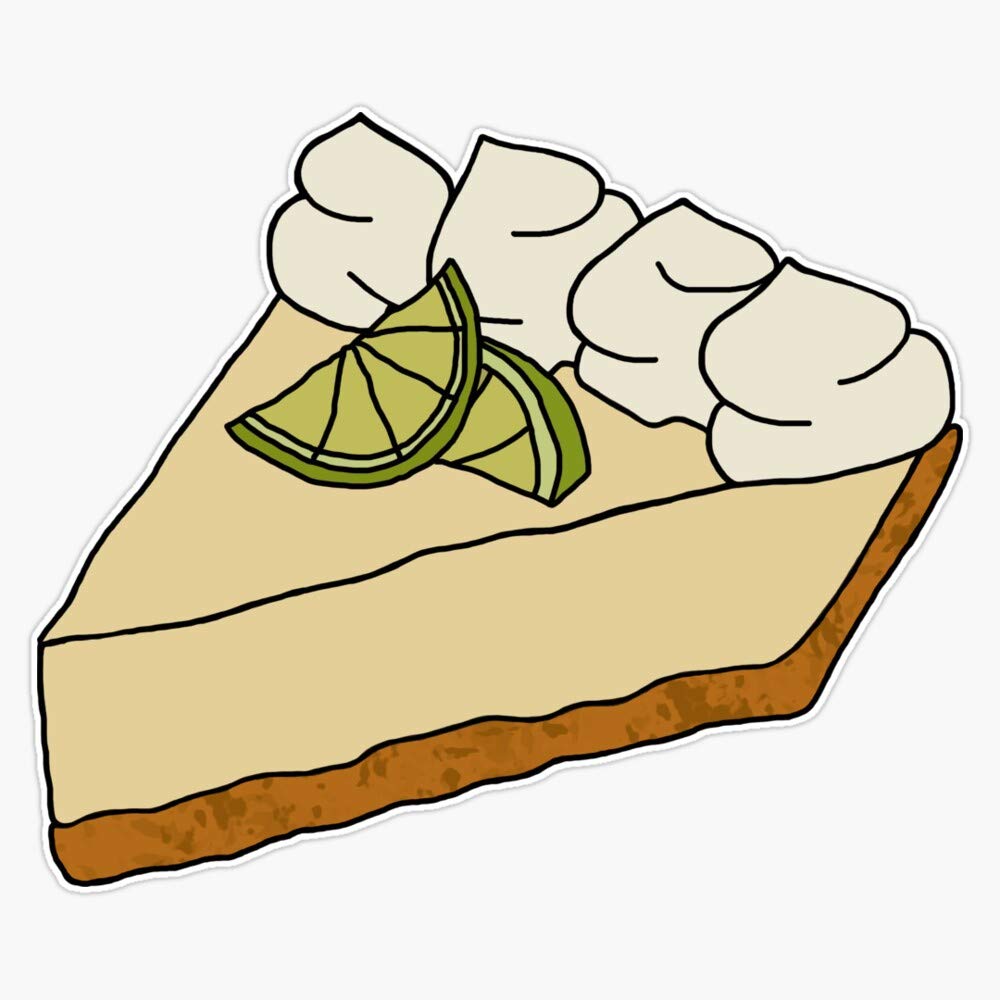 Key Lime Pie Vinyl Sticker - Waterproof 5