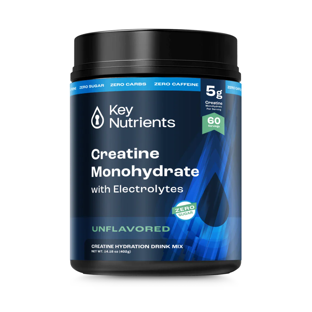 Best Unflavored Creatine Powder with Electrolytes for Muscle Recovery & Hydration - Pre/Post Workout Supplement for Athletes & Fitness Enthusiasts