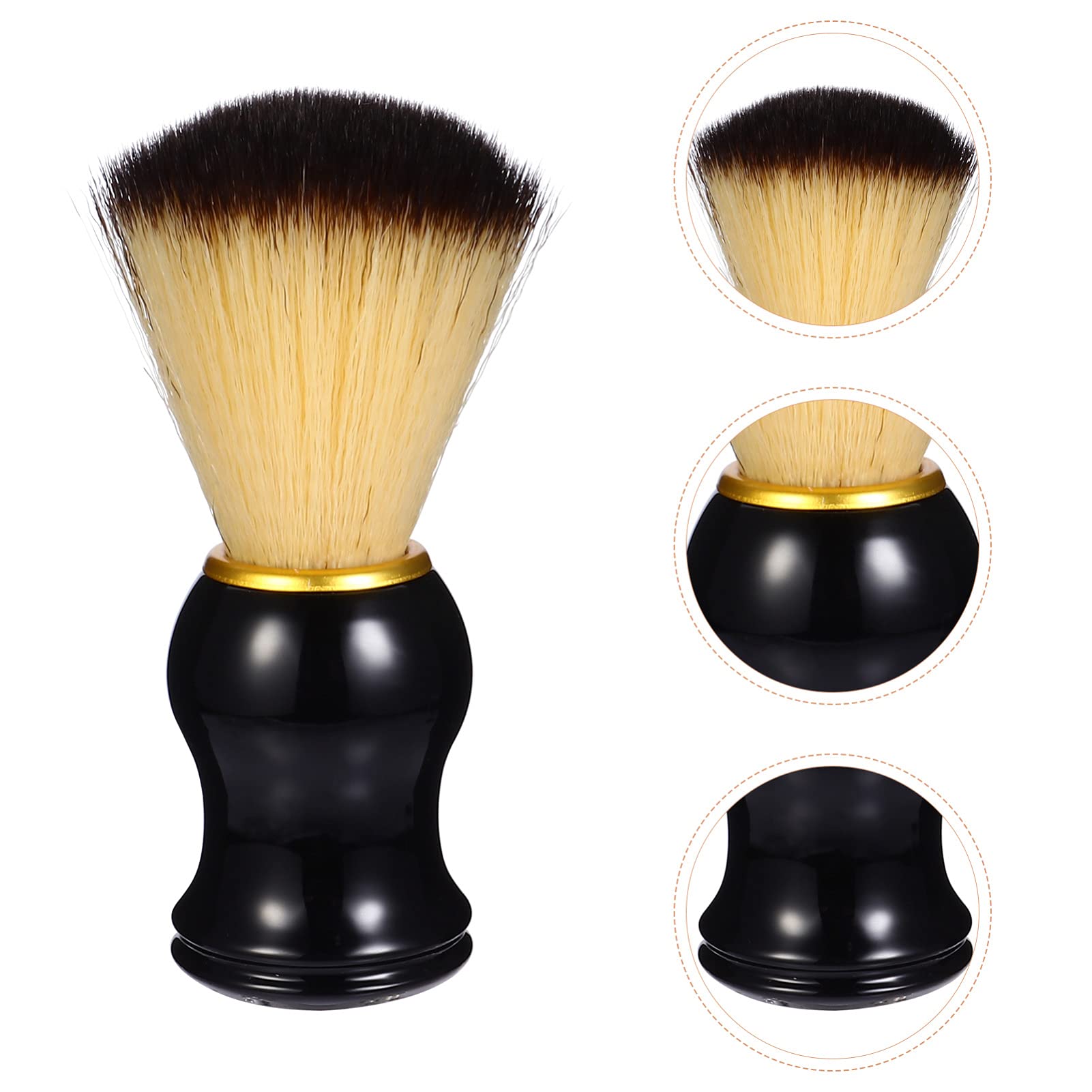 Premium Men's Shaving Brush - Soft Bristle Beard & Mustache Grooming Tool for Smooth Foam Lather - Ideal for Wet Shaving, Travel & Daily Beard Care Routine