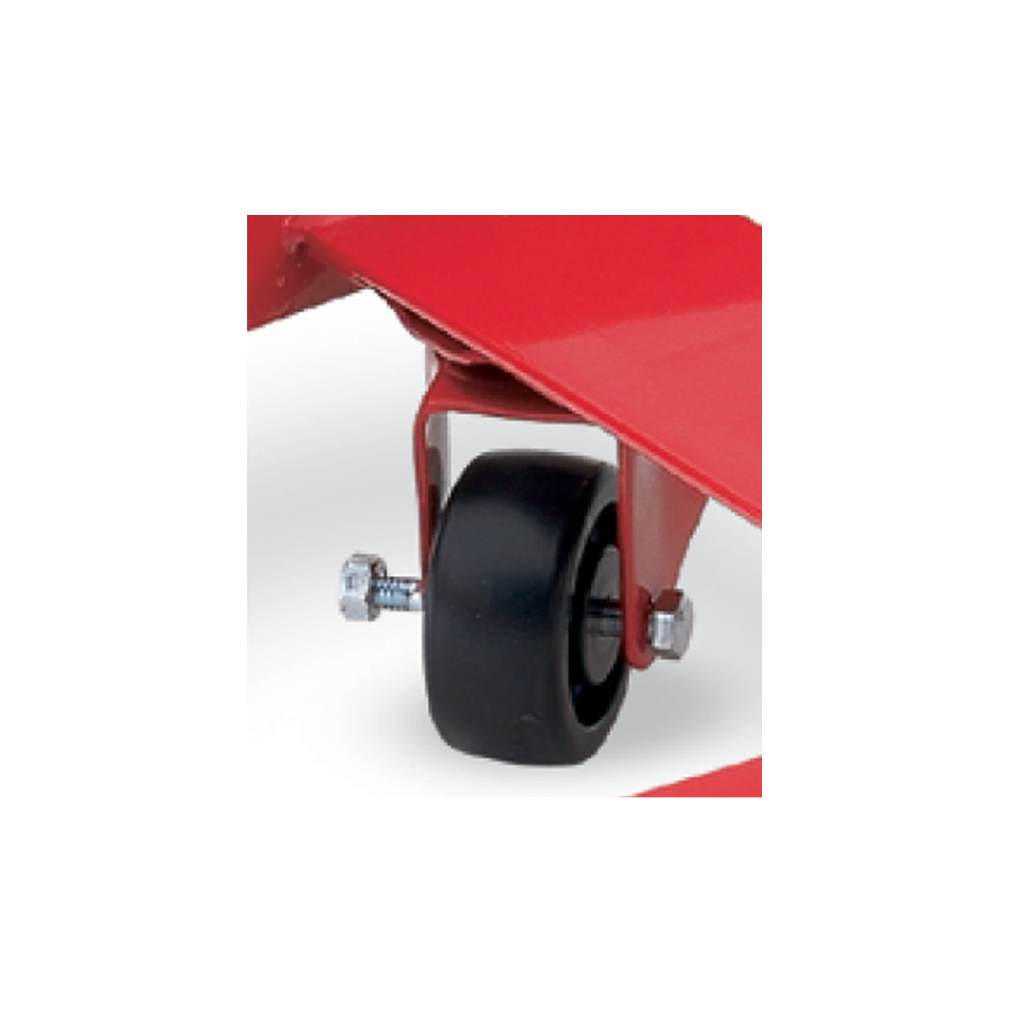 LUMAX LX-1722 Heavy Duty 24-Inch Red Band Dolly for 55 Gallon Drums & 400 lbs Containers - Industrial Grade with Baked Enamel Finish & 4 Ball Bearing Swivel Casters - Complete Hardware Included - Perfect for Warehouse, Garage, and Factory Material Handling